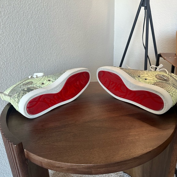 Christian Louboutin sneakers snake skin , glow in the dark - Picture 5 of 8